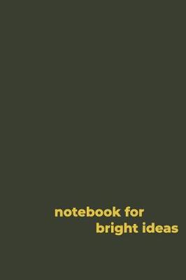 Book cover for Notebook for Ideas