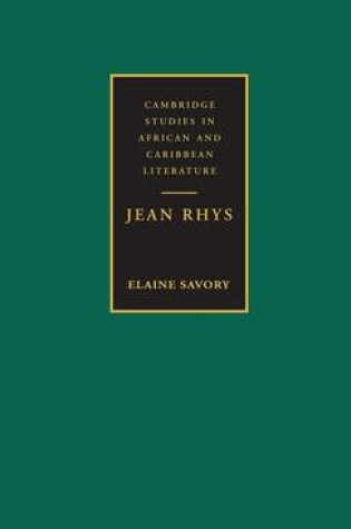 Cover of Jean Rhys