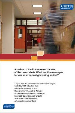 Cover of A Review of the Literature on the Role of the Board Chair