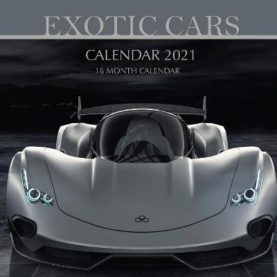 Book cover for Exotic Cars Calendar 2021