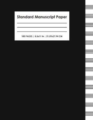 Book cover for Standard Manuscript Paper