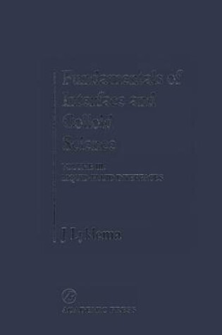 Cover of Fundamentals of Interface and Colloid Science