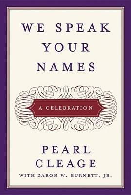 Book cover for We Speak Your Names: A Celebration