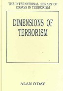 Book cover for Dimensions of Terrorism