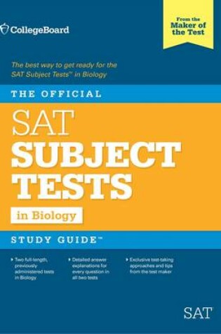 Cover of The Official SAT Subject Test in Biology Study Guide