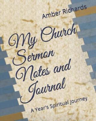 Book cover for My Church Sermon Notes and Journal