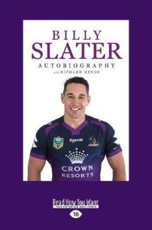 Cover of Billy Slater Autobiography