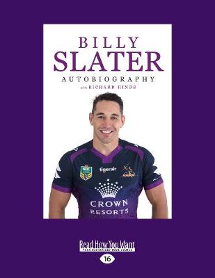 Book cover for Billy Slater Autobiography