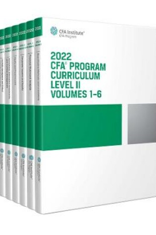 Cover of 2022 CFA Program Curriculum Level II Box Set