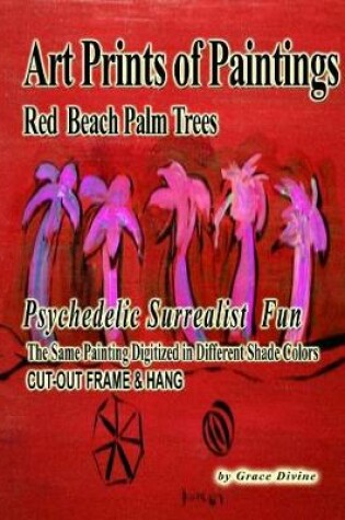Cover of Art Prints of Paintings Red Beach Palm Trees