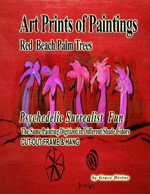 Book cover for Art Prints of Paintings Red Beach Palm Trees