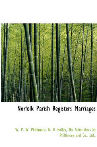 Cover of Norfolk Parish Registers Marriages
