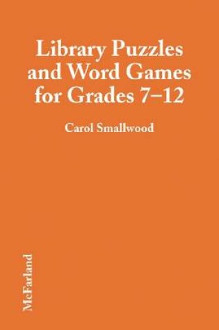 Cover of Library Puzzles and Word Games for Grades 7-12