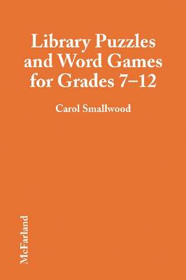 Book cover for Library Puzzles and Word Games for Grades 7-12