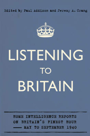 Cover of Listening to Britain