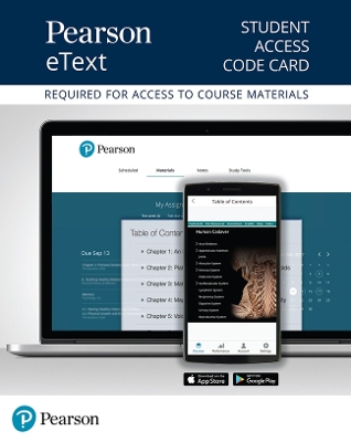 Book cover for Pearson eText Principles of Human Physiology -- Access Card