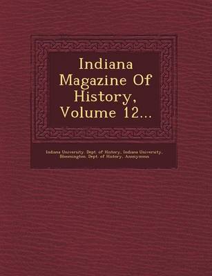 Book cover for Indiana Magazine of History, Volume 12...