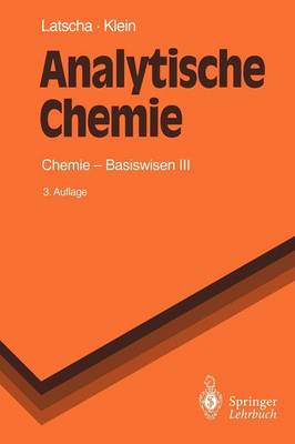 Cover of Analytische Chemie