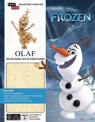Book cover for Incredibuilds: Disney Frozen: Olaf Deluxe Book And Model Set