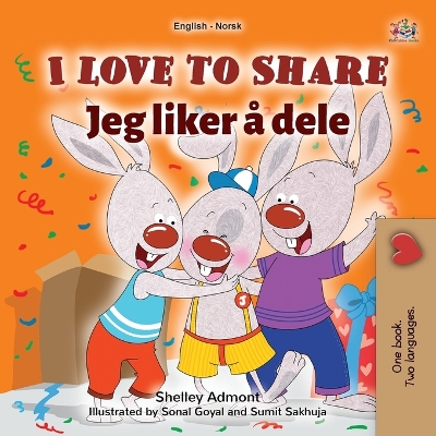 Cover of I Love to Share (English Norwegian Bilingual Book for Kids)