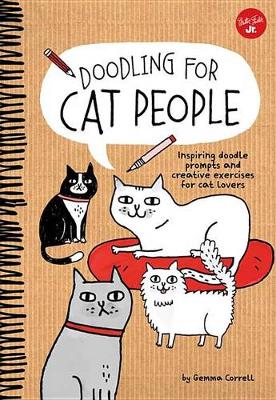 Book cover for Doodling for Cat People