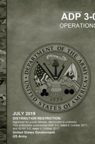 Cover of Army Doctrine Publication ADP 3-0 Operations July 2019
