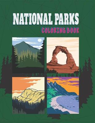 Book cover for National Parks Coloring Book