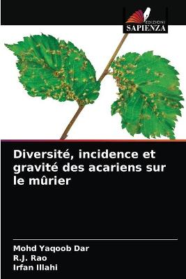 Book cover for Diversité, incidence et gravité des acariens sur le mûrier