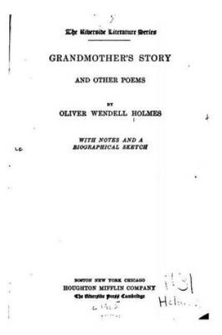 Cover of Grandmother's Story, And Other Poems