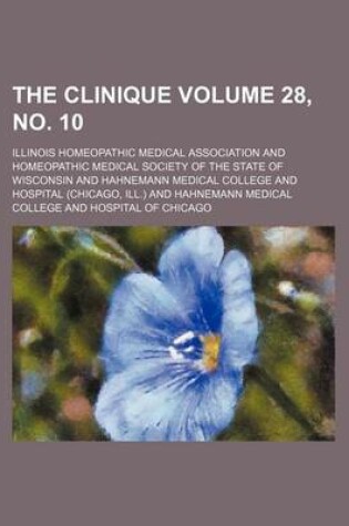 Cover of The Clinique Volume 28, No. 10