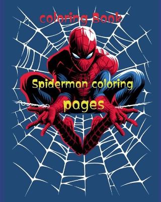 Book cover for Spiderman coloring pages