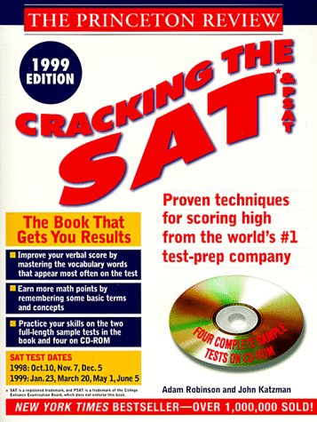 Book cover for Pr: Cracking Sat & Psat 1999 + CD