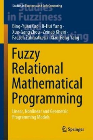 Cover of Fuzzy Relational Mathematical Programming