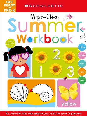 Book cover for Get Ready for Pre-K Summer Workbook
