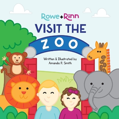 Book cover for Rowe+Rinn Visit the Zoo