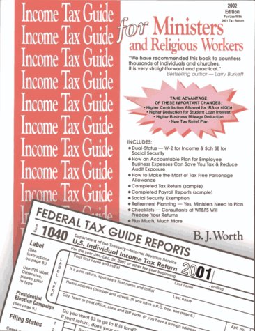 Book cover for Income Tax Guide for Ministers and Religious Workers: 2002 Edition