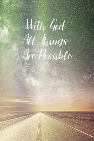 Cover of With God All Things Are Possible