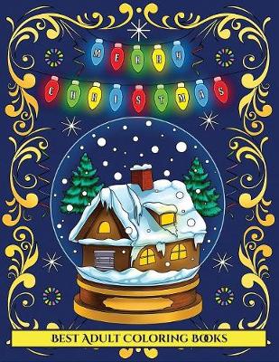 Book cover for Best Adult Coloring Books (Merry Christmas)