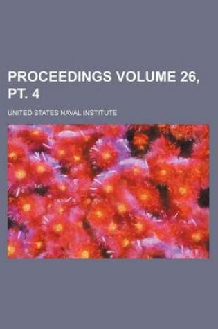 Cover of Proceedings Volume 26, PT. 4