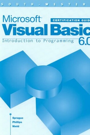Cover of Microsoft Visual Basic 6.0 Certification Guide