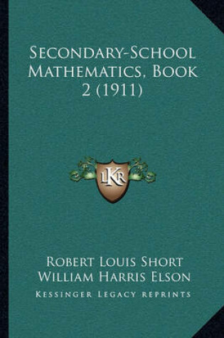 Cover of Secondary-School Mathematics, Book 2 (1911)