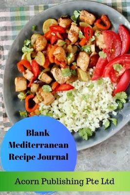 Book cover for Blank Mediterranean Recipe Journal
