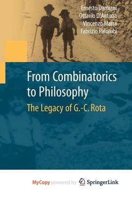 Book cover for From Combinatorics to Philosophy