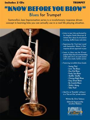 Book cover for Know Before You Blow - Blues for Trumpet