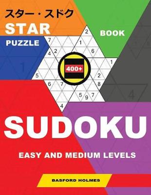 Book cover for Star Book Puzzle 400+ Sudoku. Easy and Medium Levels.