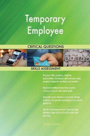 Cover of Temporary Employee Critical Questions Skills Assessment