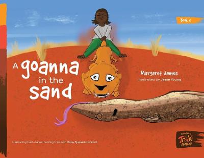 Book cover for A goanna in the sand
