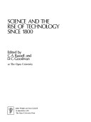 Cover of Science and the Rise of Technology Since 1800