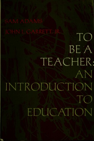 Book cover for To be a Teacher