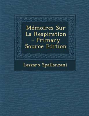 Book cover for Memoires Sur La Respiration